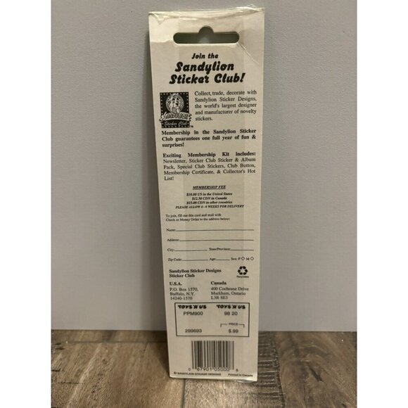 Vintage Sandylion Prismatic Tropical Fish Stickers Sealed Sheet Micro Aquarium - Picture 4 of 5